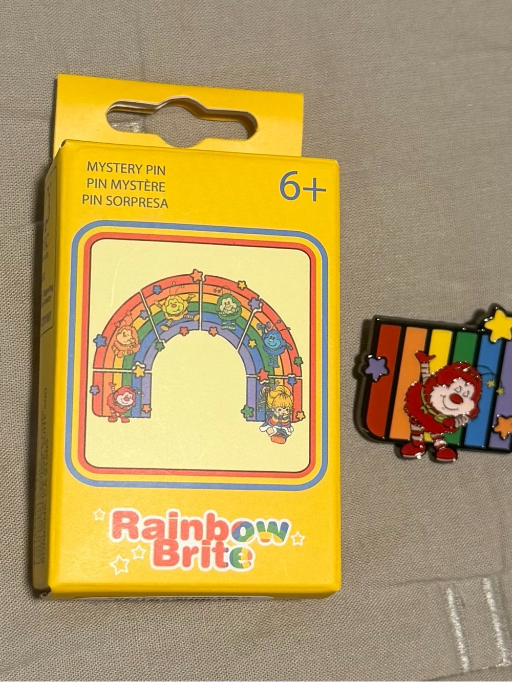 Rainbow Rainbow Brite Mystery Pin Set - Yellow & Multicolor